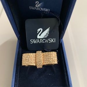 Swarovski Gold Bow Ring